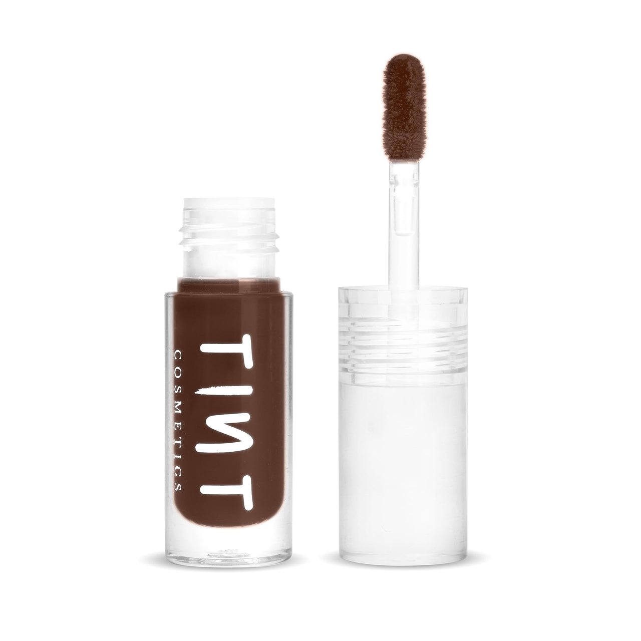 Tint Cosmetics Brown Lip Gloss for Women | Hydrating & High Shine | Lightweight & Non-Sticky with Vitamin-E & Grapeseed Oil | Gloss Lock Technology | All Skin Types | 2.5Ml (Mocha) | FDA Approved