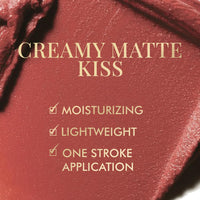 mCaffeine Shades Creamy Matte Kiss Bullet Lipstick | Moisturizing & Lightweight | Comfortable, Non-drying & Long Stay Lipstick | Infused with Cocoa Butter & Vitamin E | 3.5 g - Rose Martini