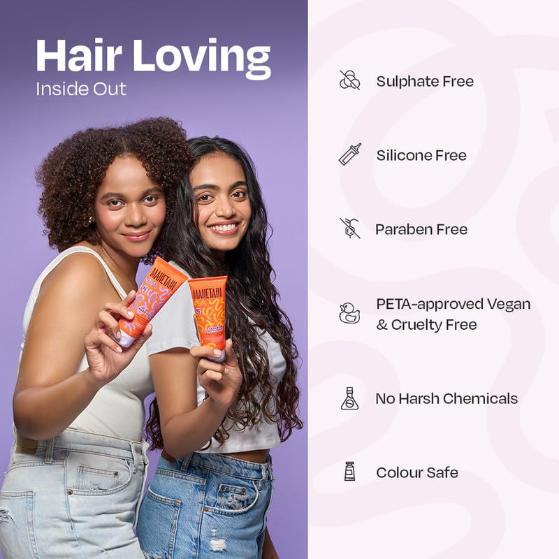 MANETAIN Hard Hold Gel for Curly & Wavy Hair 100ml | Strong Hold, Frizz Control | Long-lasting Definition, Humidity Resistant, Shine-Enhancing