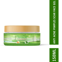 KAZIMA Anti Acne Pimples Scar Face Gel - Anti Pimples, Rough Skin & Freckle Ointment Winkles Moisturizing For All Type of Body, Skin & Face (No Sulfate, No Parabens, No Xanthan, No Mineral Oil) (150ML)