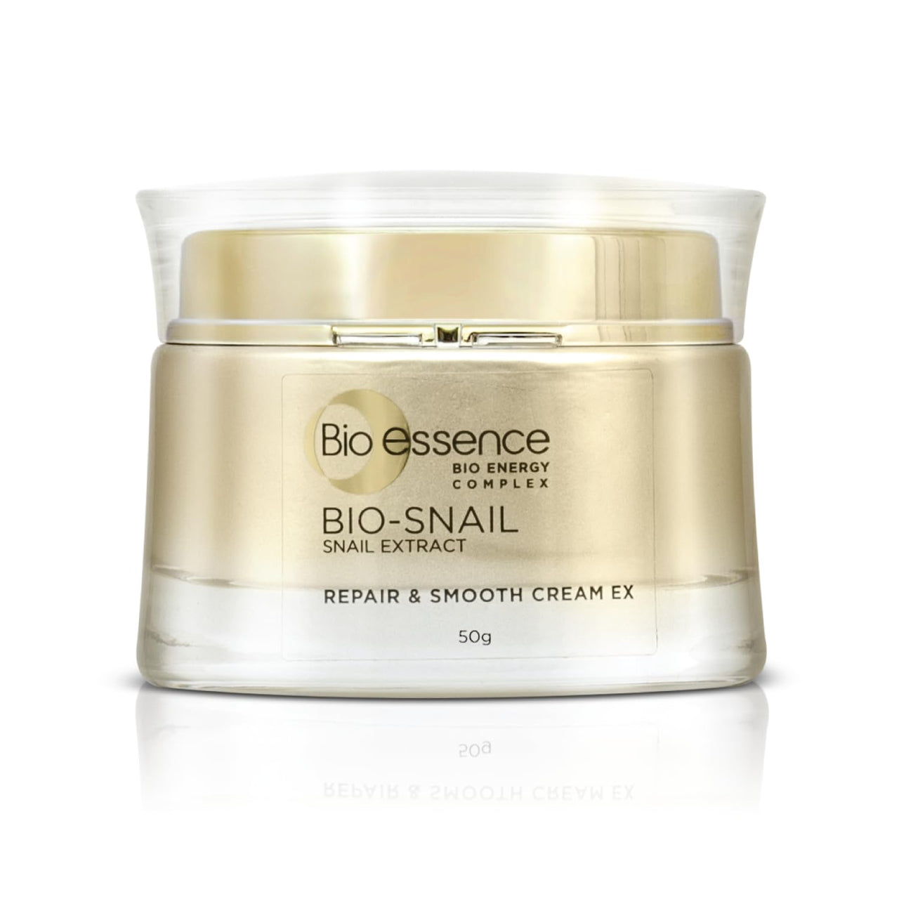 Bio Essence Bio-Snail Repair & Smooth Cream With Snail Extract (50Gm) | Non-Sticky And Fast-Absorbing Cream For Deep Hydration | Snail Mucin | Snail Moisturizer | Formulated For Indian Conditions