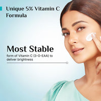 Pilgrim 5% Vitamin C Brightening Ultra Light Gel Sunscreen SPF 60 Pa++++| No White Cast | Fights Tanning & Sun Damage, Brightens Skin | Lightweight & Non-Greasy | All Skin Types | Women and Men | 45ml