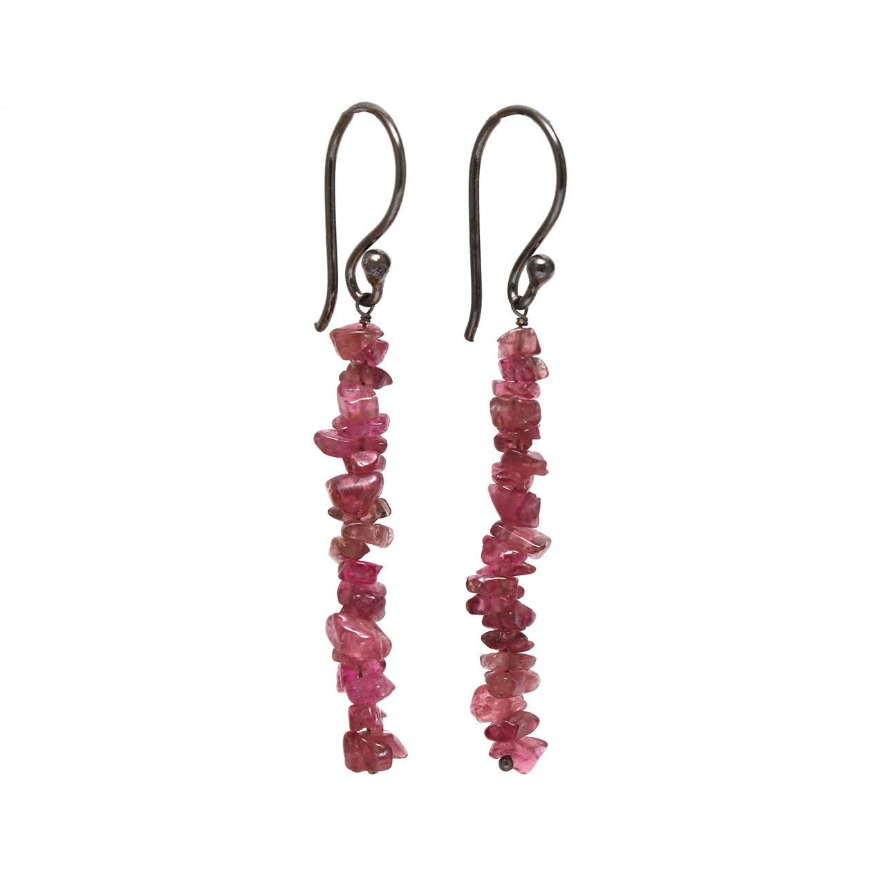 Natural Pink Tourmaline Chips Crystal Earring, Crystals Earring, Raw Gemstone, Energy Healing Crystals, Birthday, Gift for Her, Gemstone Jewelry AA+ Quality (Pink Tourmaline)