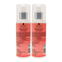 Jovees Herbal Sunscreen Fairness SPF 25 Lotion for Oily, Sensitive | Light Weight,Non Greasy, Quick Absorbing | Protects from Tanning & Uneven Skin Tone 100 ML (Pack of 2)