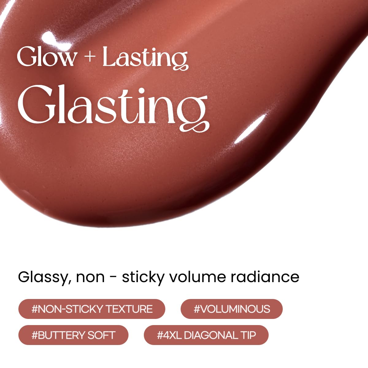 Peripera Ink Glasting Lip Gloss | Non-Sticky, High-Shine, 4XL Wand For Easy Application, Comfortable, Plumping, Fuller-Looking Lips, Moisturizing, Long-Lasting, Vegan (009 GROW ON YOU)