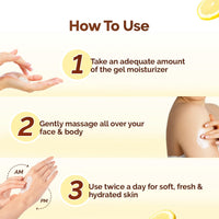 Mamaearth Vitamin C Daily Glow Light Gel Moisturizer with Vit C & Turmeric for Skin Brightening 200g |Long-lasting, Nonsticky Hydration | Oilfree, Lightweight &Quick-absorbing |Free from HarmfulChemicals