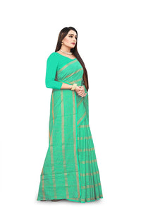 Amazon Brand - Anarva Soft Heavy & Cotton Silk Sarees for women, Beautiful saree free size with unstitched Blouse Piece