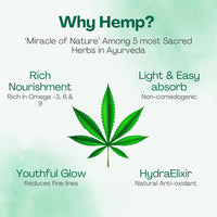 Hampa Hemp Foaming Facewash150ml, for Gentle, Mild & Hydrating Cleansing, Doesn't Dry Out Your Skin, for All Skin Types, with Hemp, Aloe Vera, Cucumber and Hyaluronic- No toxins
