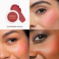 Insight Cosmetics Crème Blusher, Face Makeup, Raspberry Gelato, 3.5 gm(B-02=02)