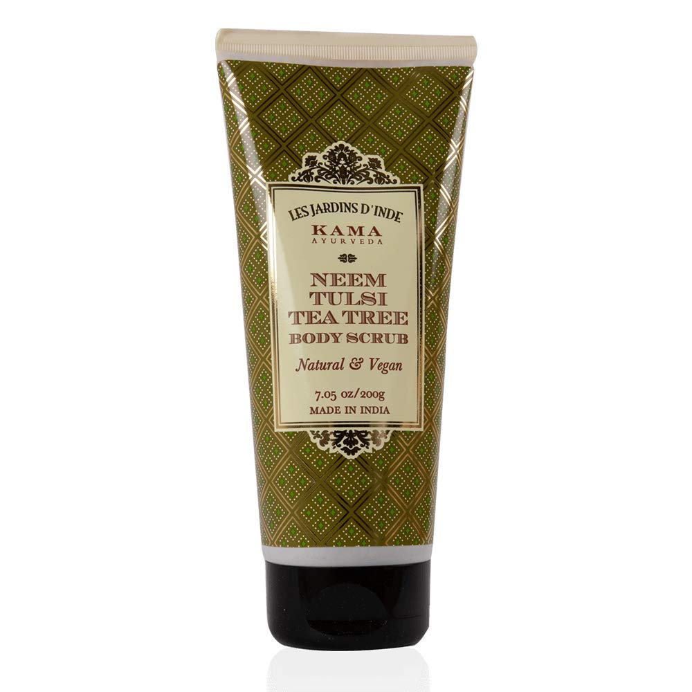 Kama Ayurveda Neem Tulsi Tea Tree Body Scrub,7.5 Oz, 200gm