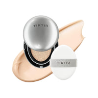 TIRTIR Mask Fit Aura Cushion Foundation, Full coverage, Skin fit, Satin Glow Finish, Korean Cushion Foundation #17C PORCELAIN, 4.5g