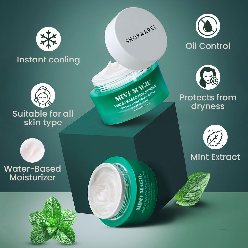 Shopaarel Mint Magic Waterbased Moisturizer