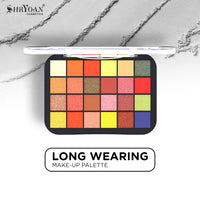 Shryoan The Ultimate Pro Shadow Palette| Highly Pigmented, Shimmery & Matte Finish Easily Blendable (35g)
