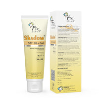 Fixderma Shadow Sunscreen SPF 50+ PA+++ Gel | Sunscreen SPF 50 for Oily, Acne Prone & Normal Skin | Broad Spectrum & UVA & UVB Protection | Lightweight | No White Cast | For Men & Women - 75G