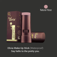 Olivia Instant Waterproof Makeup Stick Concealer Natural Rose 15g Shade No.4 (SPF 12), Pack of 1