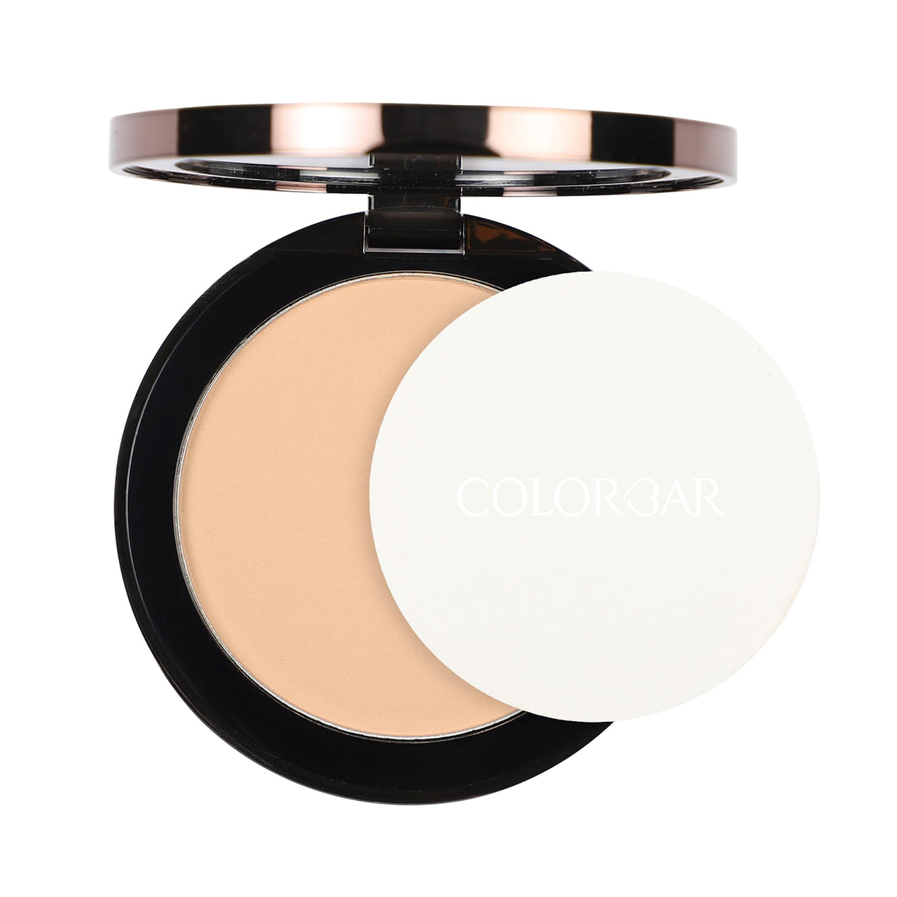 Colorbar Perfect Match Parfait Marier Compact, Nude Beige, 9g | Lightweight and silky texture | Enriched with hyaluronic acid and Vitamin E