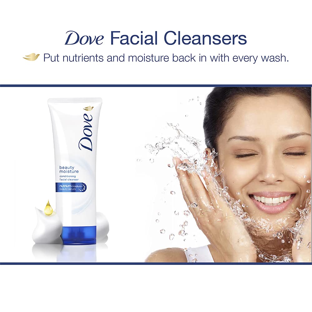 Dove Beauty Moisture Conditioning Face Wash Cleanser, 50 ML