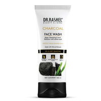 DR.RASHEL Charcoal Face Wash Deep Cleansing & Anti-Polltion with Active Cool with No Parabens, SLS, Silicones & Colour (100 ml)