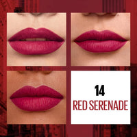 Maybelline New York Sensational Liquid Matte Lipstick 11, Made Easy + FREE Red Serenade Lipstick