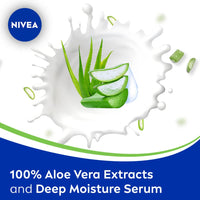 NIVEA Body Lotion, Aloe Hydration, with Aloe Vera, for Men & Women, 400 ml + Veet Full Body Waxing Kit - Sensitive Skin (20 strips)