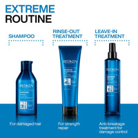 Redken Extreme Anti-Snap Anti-Breakage Leave In Treatment Infused With Protein, 250 ml | Professional Treatment For Weak, Dry, Damaged & Brittle Hair | For Men & Women