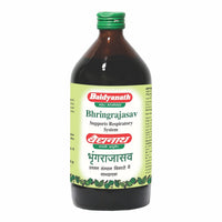 Baidyanath Bhringrajasava 450 ml Syrup |Made with Natural Ayurvedic Ingredients for Hair, Liver, Cough Health and Blood Purifer