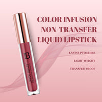 Lakyou Beauty Color Infusion | Non-Transfer | Matte | Long Lasting Lipstick | 6ml | 02(Rouge)