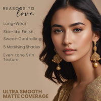 Coloressence Starlet Compact Powder for Instant Glow | Waterproof Setting Powder | Feather Like Texture | Free Application Puff Inside|Dusky-10gm