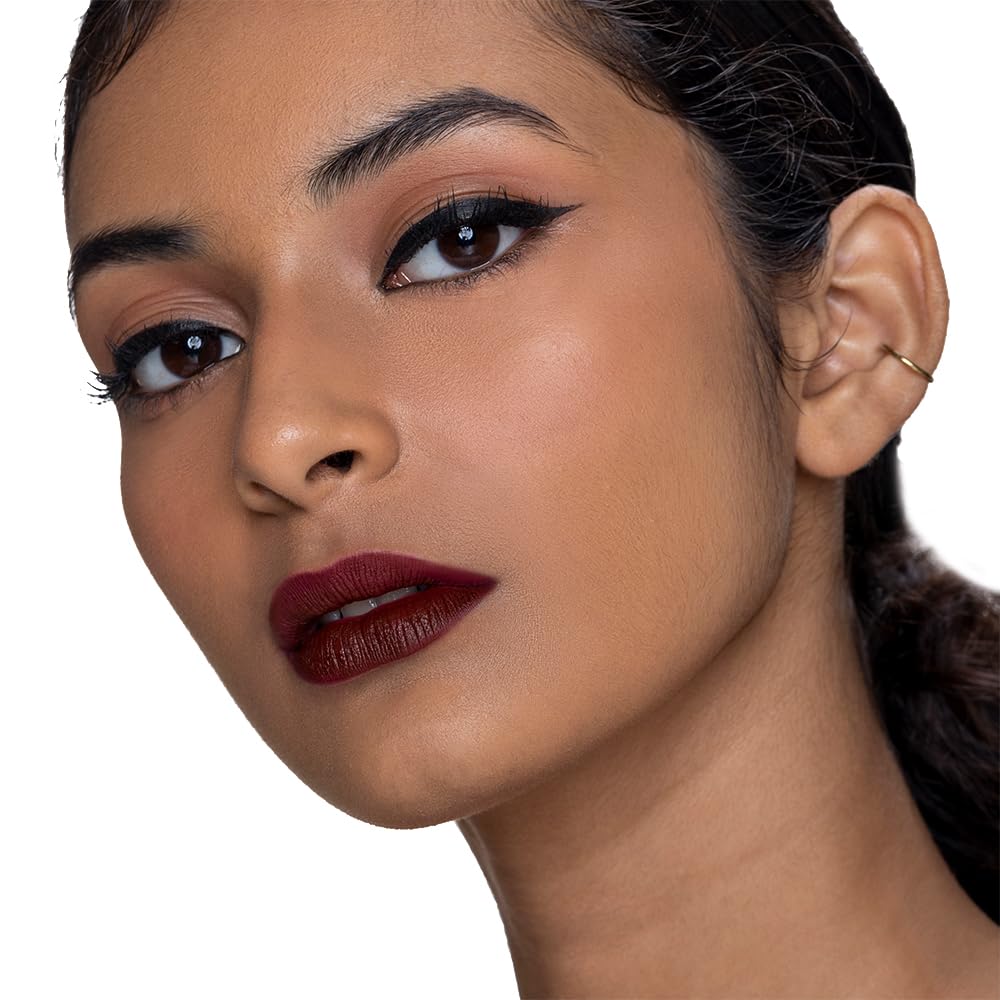 Kiro Waterproof Soft-Matte Eyeliner Pen, Carbon Black, 1.1 ml, Smudgeproof Eye liner, Matte Pen Eyeliner, Vegan, No Parabens, Liquid Eye Pen, 24 Hour Stay On, Non Toxic Liner for Eye