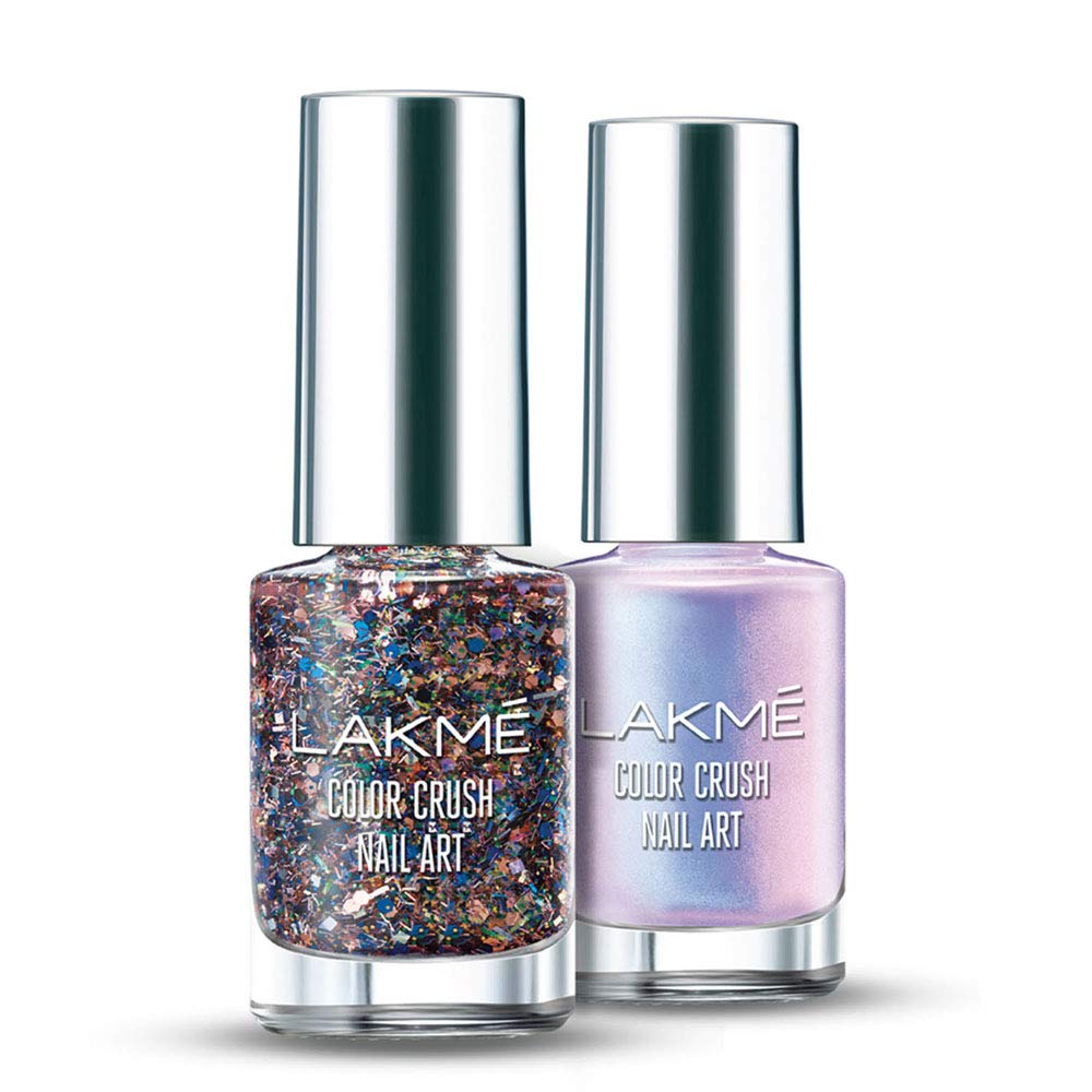 Lakmé Color Crush Nail Art P1, Multicolor, 6 ml