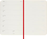 Moleskine Classic 18 Month 2023-2024 Weekly Planner, Soft Cover, Pocket (3.5