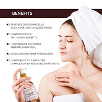 Otrix Naked Raw Coffee Body Wash with Catechins, Exfoliating and Nourishing Formula with Natural Oils, For Men and Women, 290ml