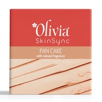 Olivia 100% Waterproof Pan Cake, Cream Concealer Pan cake, Makeup Base For Long-lasting Dazzling Look | Weightless Natural Glow for Daily Use | Soft Velvety Finish | Face Makeup - 30g (IVY - 2)