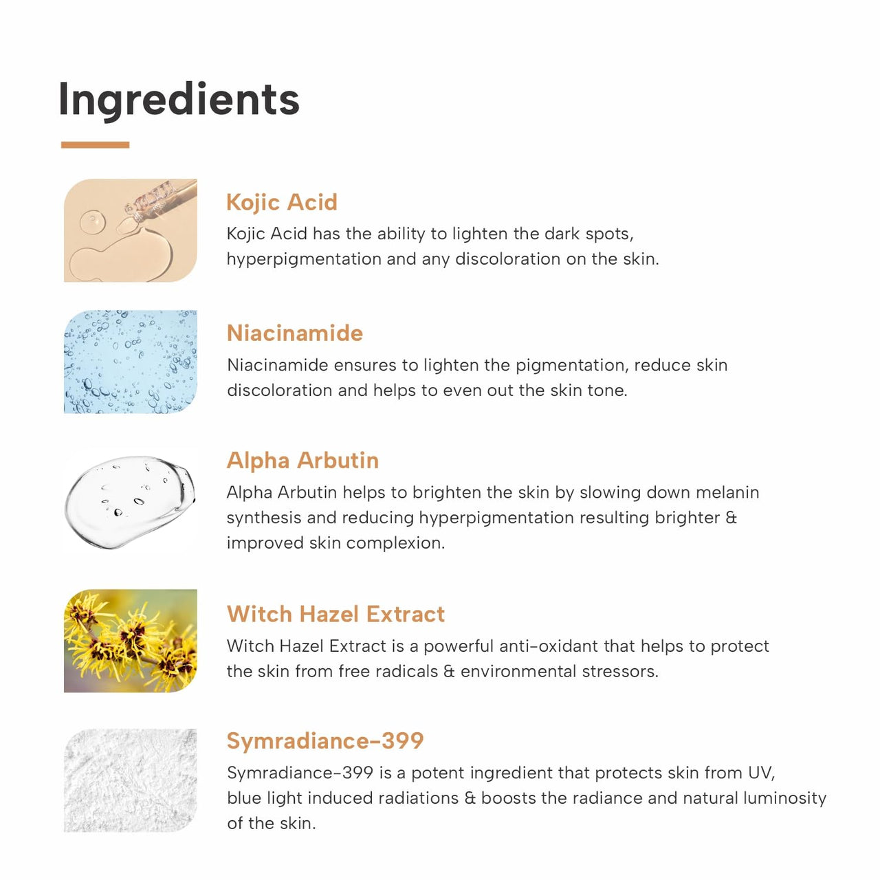 DERMATOUCH Kojic Acid Serum 2%| Best For Hyperpigmentation & Uneven Skin Tone | For Both Men & Women