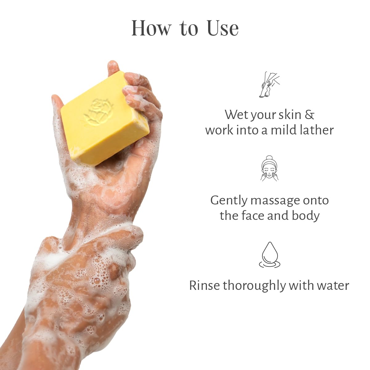 Shankara Brightening Body Bar – Saffron & Turmeric | pH-Balanced Bar Soap for Face and Body | Plant-Based, Cruelty-Free | Natural Bathing Bar with Manjishta and Aloe Vera | 100g