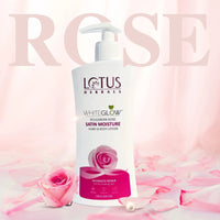 Lotus Herbals WhiteGlow Bulgarian Rose Hand & Bodylotion | Non Greasy | Cools and Refreshes Skin | SPF 20 | For All Skin Types | 270ml