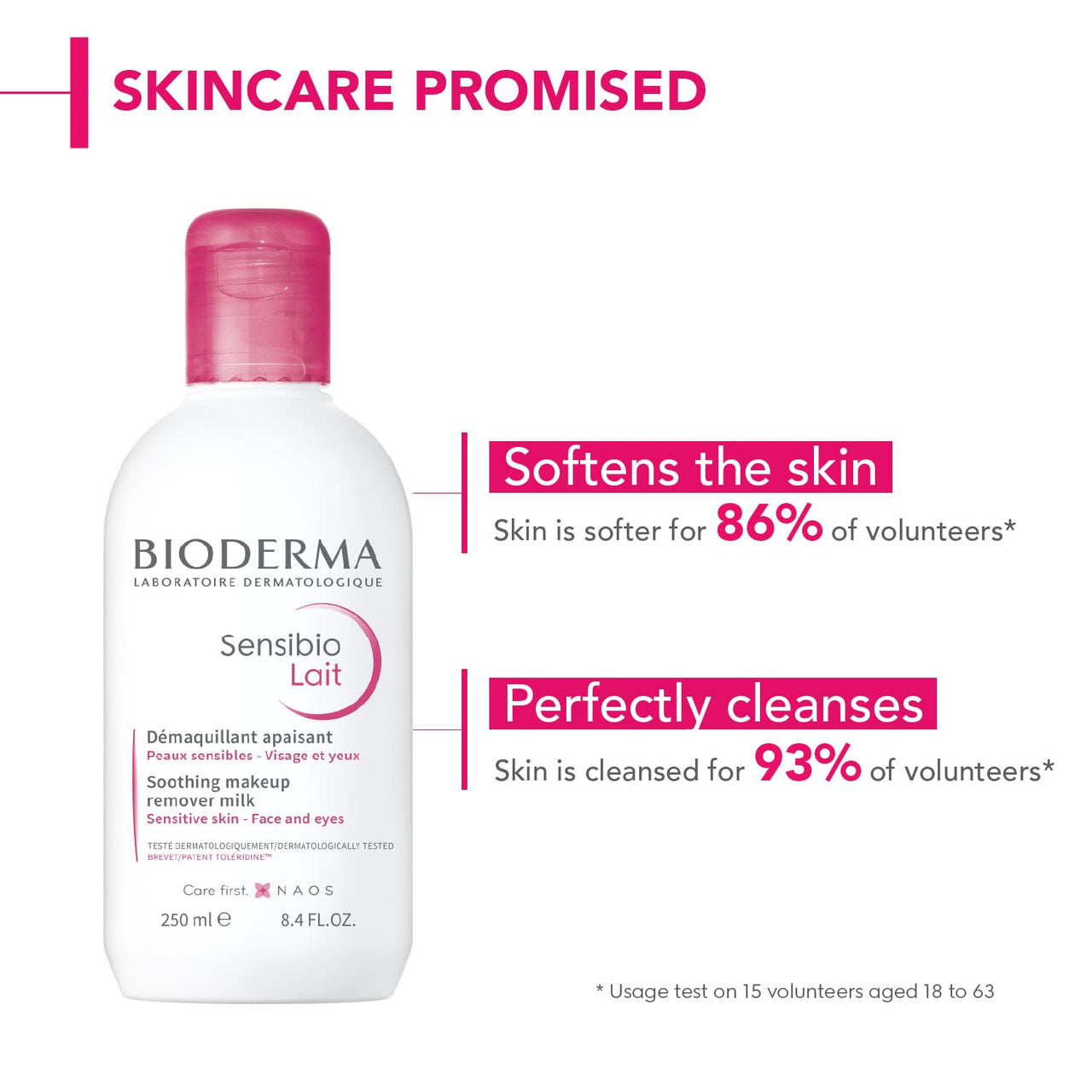 Bioderma Sensibio Lait Milk Based Cleanser, 250ml