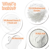 WishCare Super Bright C16 Vitamin C Serum for Oily Skin, Dry & Combination Skin -10% Vitamin C, 4% Niacinamide,1% Kojic Acid, 0.5% Ferulic Acid, Licorice & 4-n-BR- Serum For Pigmentation & Dark Spots 30ml