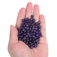 Bymitel 210pcs Natural Crystal Beads Stone Gemstone Round Energy Healing Loose Beads with Stretch Cord for Jewelry Making Bracelets Anklets (Amethyst, 6mm 210pcs)… Amethyst