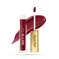 Seven Seas Touch N Try Velvet Liquid Lipstick | Matte Finish | One Swipe Application | Non Transfer | Water Proof | Liquid Lipstick for Women | Long Lasting Stay Up to 8 Hours (01, 4ML)