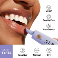 Sereko Lips Don't Lie Kit - Hydra Peptide Lip Balm Combo, Salted Caramel (Non-Tinted), Raspberry Sorbet (Tinted), Affagato (Pigmentation Repair)