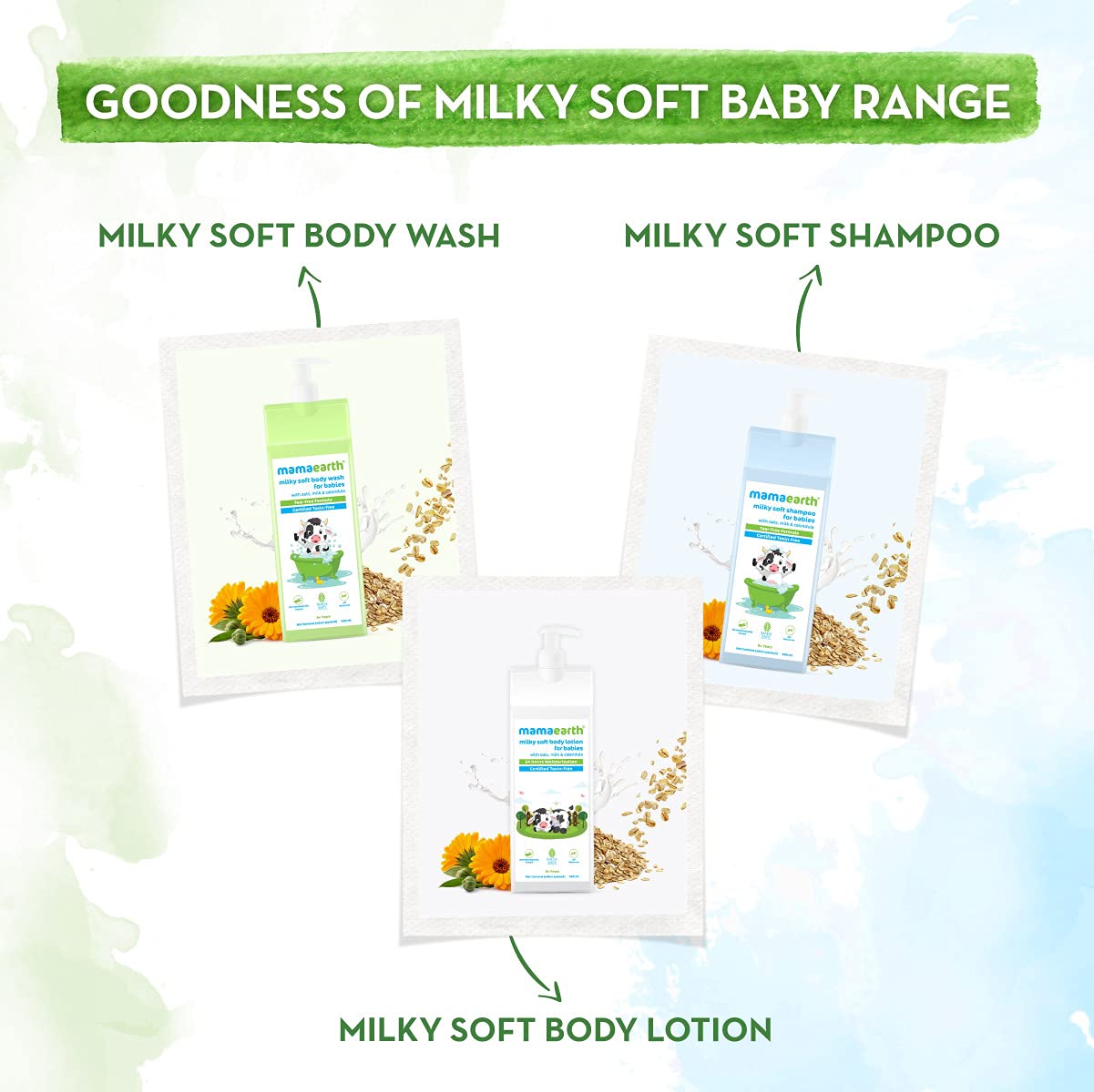 Mamaearth Milky Soft Diaper Rash Cream for Babies - 50g | Infused with 15% Zinc Oxide, Oat Milk & Calendula | Prevents Rashes, Soothes Redness & Itching, Toxin-free