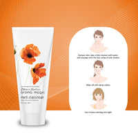 Aroma Magic Mint Cleanser to Refreshes, Heals acne, & Hydrates with Peppermint, Chinaberry seed, jojoba seed, spearmint & clove extracts | For Oily & Acne Prone Skin - 100 gm