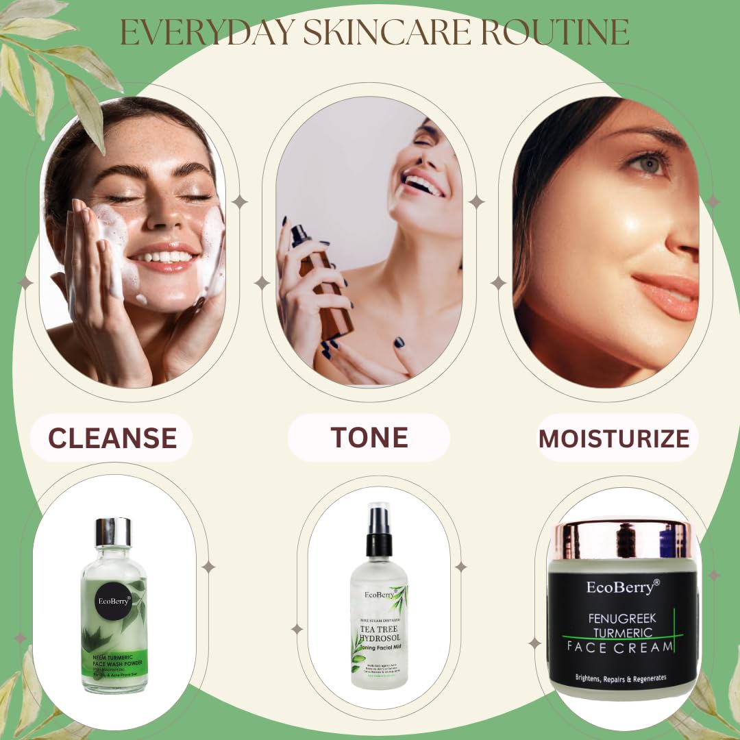 EcoBerry Neem Turmeric Face Wash Powder