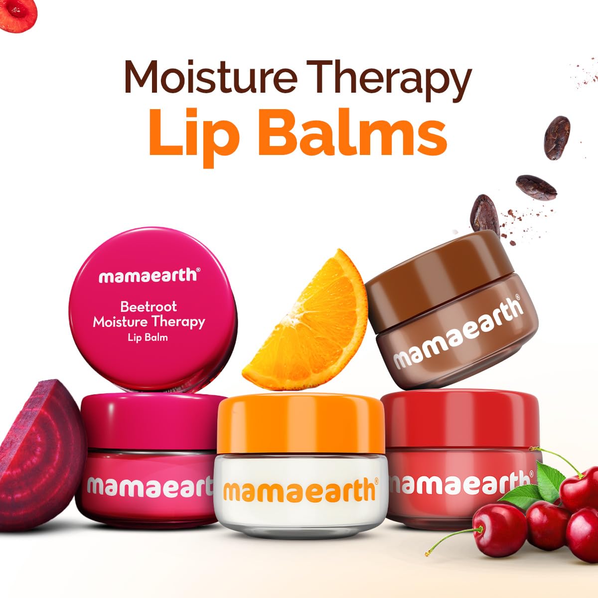 Mamaearth Vitamin C Moisture Therapy Lip Balm Spf 50 Dry & Chapped Lips 15 G|Heals, Brightens, Protects|Glossy Finish|Coconut Oil, Shea Butter, Ceramides, Kojic Acid100% Free Of Petroleum Jelly,White