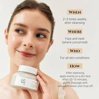 [Beauty of Joseon] Ground Rice and Honey Glow Mask (150ml) | Wash-off Face Mask for Dry and Sensitive Skin, Pore and Sebum Care, Pore Cleansing