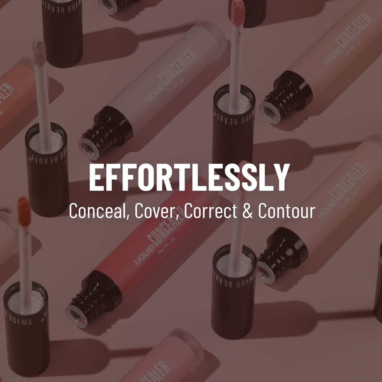 Swiss Beauty Liquid Light Weight Concealer With Full Coverage |Easily Blendable Concealer For Face Makeup With Matte Finish | Shade- Warm-Sand, 6g