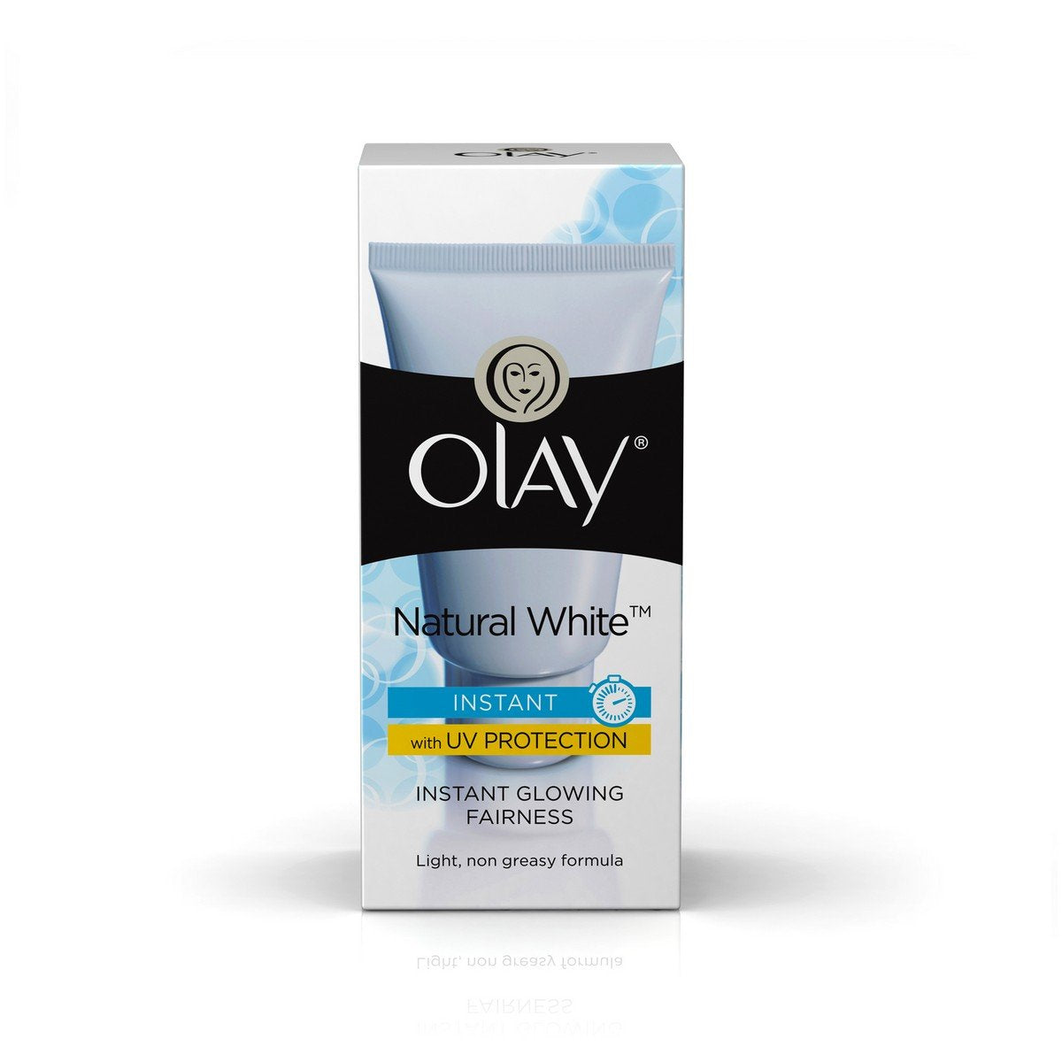 Olay Natural White Light Instant Glowing Fairness Cream, 40g & Olay Day Cream Natural White Fairness Moisturiser SPF 24, 50g