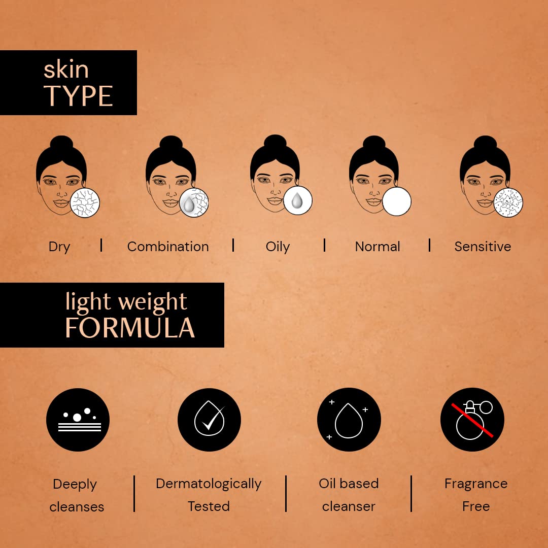 Deconstruct Soothing Makeup Cleansing Balm|Contains 0.1% Bisabolol&1% Oats Oil|Gentle Makeup Remover|For Normal,Dry,Combination Skin|Removes Excess Oil&Dirt,Detoxifies&Clear Pores|For Men&Women|50G