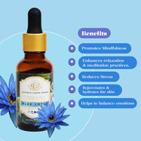 Luxurious Blue Lotus Essential Oil by Enhanced Essentials |Therapeutic Grade,Organic & Natural | Ultra Premium and Highly Concentrated Oil for Home, Diffusers, Skin, Aromatherapy, Bath, Massage,Humidifiers, Soap and Candle making| 30 ml